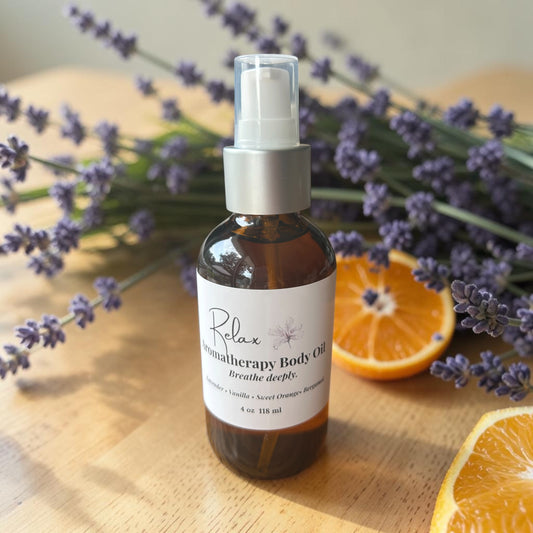 *Aromatherapy Body Oil- 4oz.