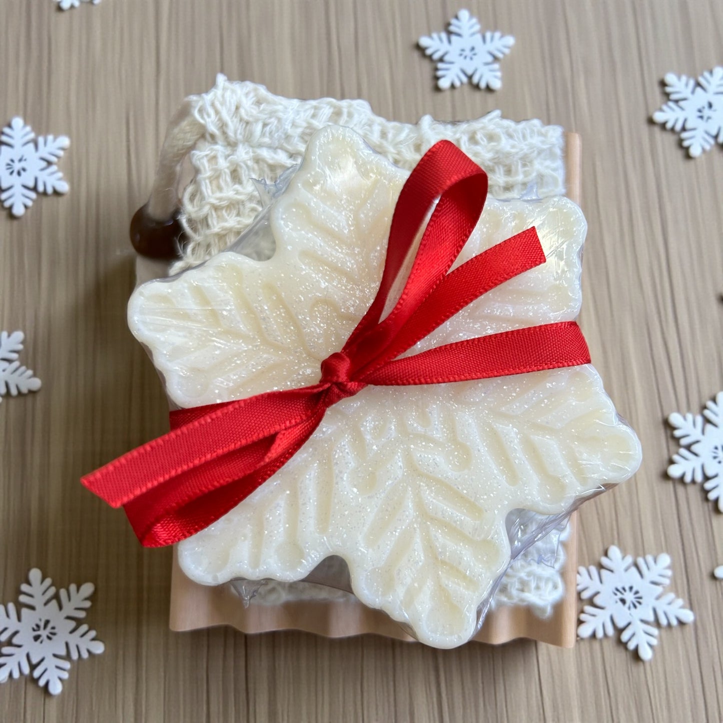 **Frosted Vanilla Mint- Triple Butter Soap Set
